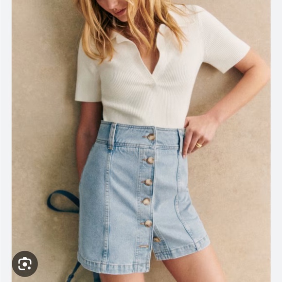 Sezane Dresses & Skirts - ✨Sezane Savine Denim Mini